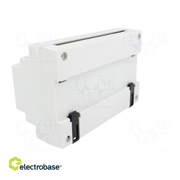 Enclosure: for DIN rail mounting | Y: 88mm | X: 138mm | Z: 62mm | grey image 4