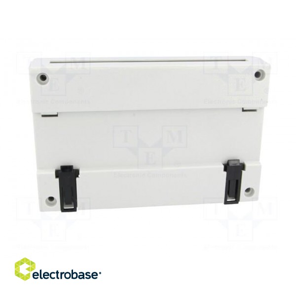 Enclosure: for DIN rail mounting | Y: 88mm | X: 138mm | Z: 62mm | grey image 5