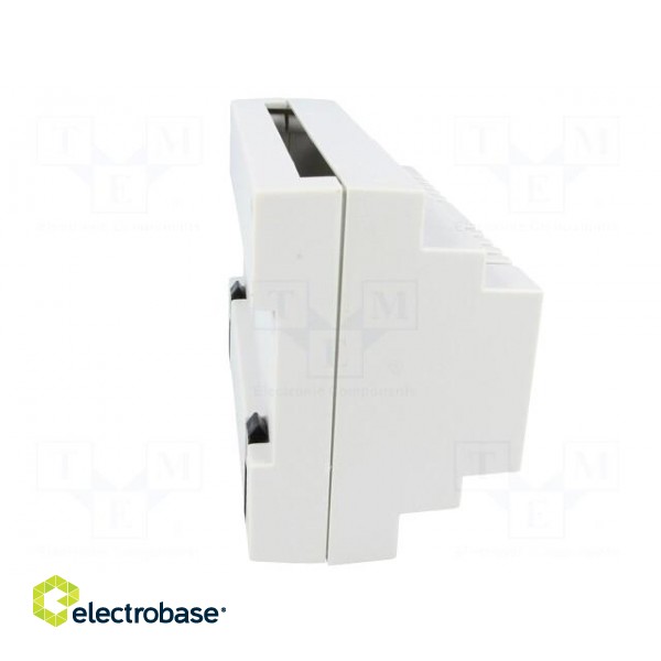 Enclosure: for DIN rail mounting | Y: 88mm | X: 138mm | Z: 62mm | grey image 7