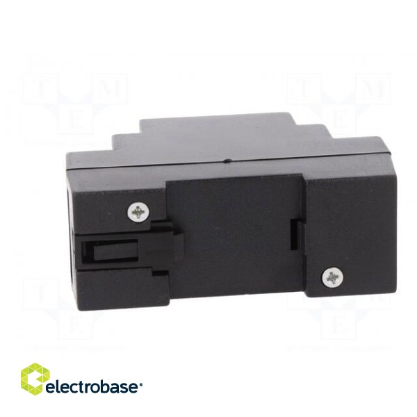 Enclosure: for DIN rail mounting | Y: 88mm | X: 34mm | Z: 62mm | ABS image 5