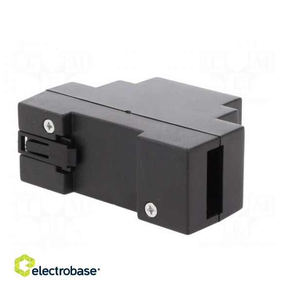 Enclosure: for DIN rail mounting | Y: 88mm | X: 34mm | Z: 62mm | ABS image 6