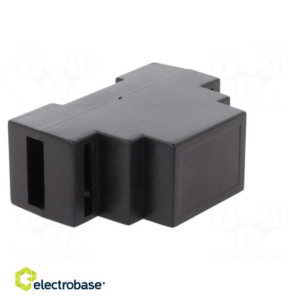Enclosure: for DIN rail mounting | Y: 88mm | X: 34mm | Z: 62mm | ABS image 8