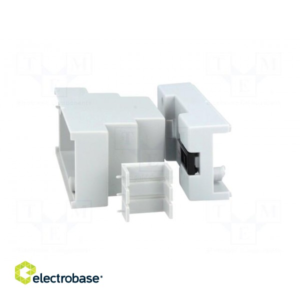 Enclosure: for DIN rail mounting | Y: 88mm | X: 34mm | Z: 62mm | grey image 5