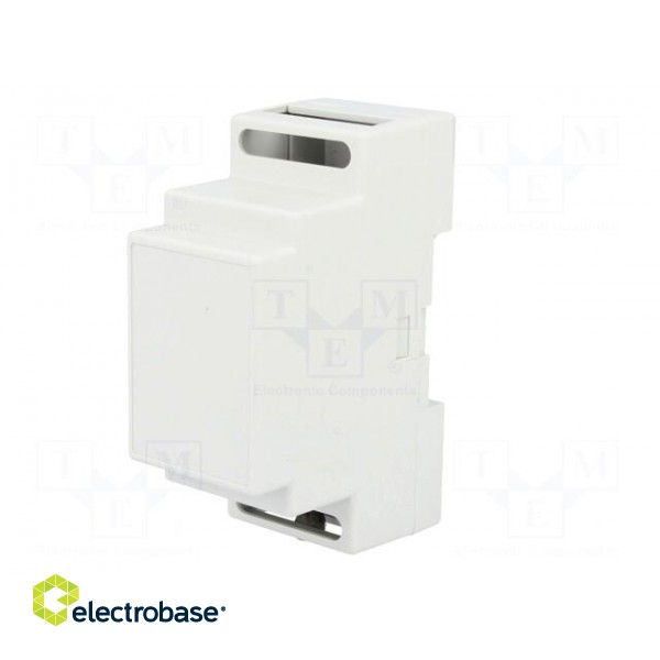 Enclosure: for DIN rail mounting | Y: 88mm | X: 35mm | Z: 59mm | ABS image 2