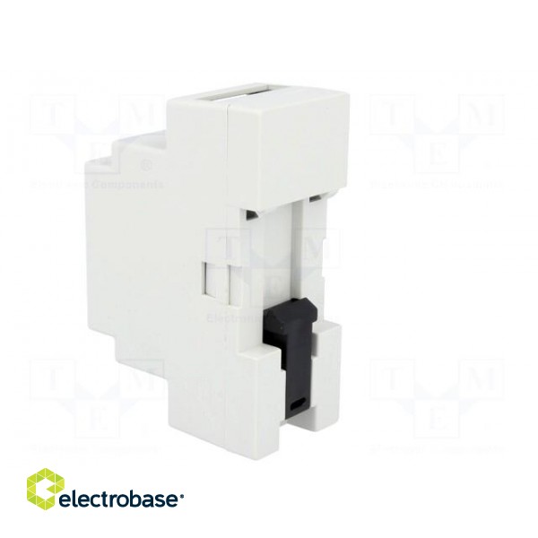 Enclosure: for DIN rail mounting | Y: 88mm | X: 35mm | Z: 59mm | ABS image 4