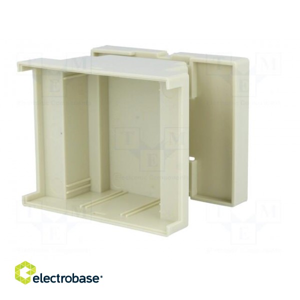 Enclosure: for DIN rail mounting | Y: 88mm | X: 72mm | Z: 59mm | ABS paveikslėlis 4