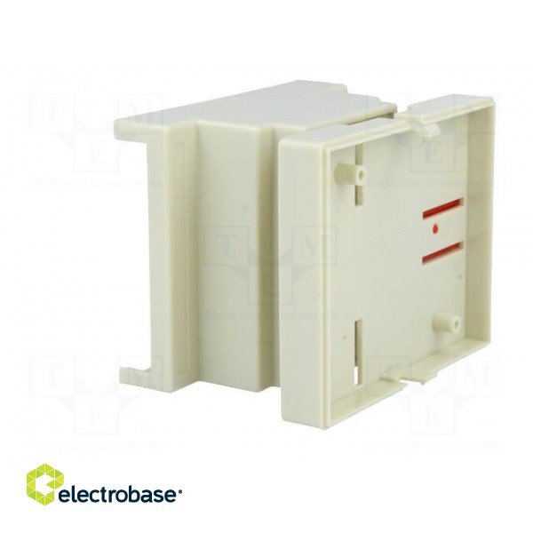 Enclosure: for DIN rail mounting | Y: 88mm | X: 72mm | Z: 59mm | ABS фото 6
