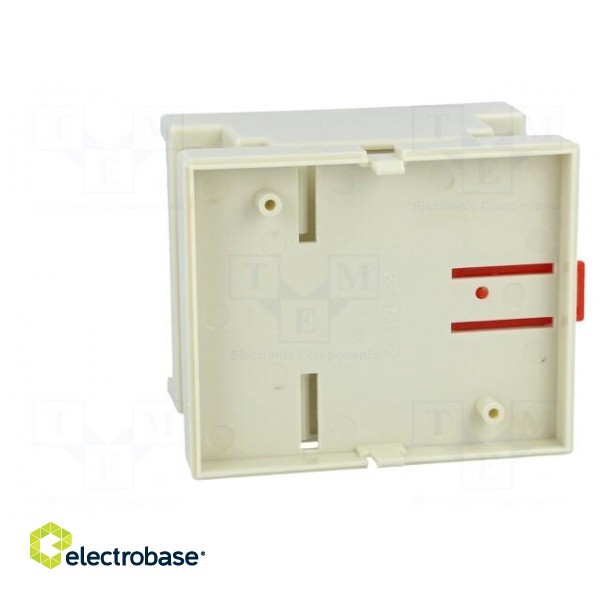 Enclosure: for DIN rail mounting | Y: 88mm | X: 72mm | Z: 59mm | ABS image 7