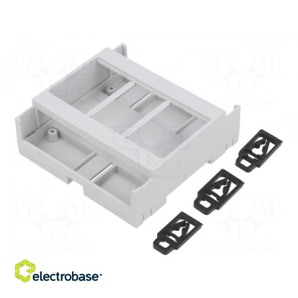 Enclosure: for DIN rail mounting | Y: 89.75mm | X: 89.2mm | Z: 32mm