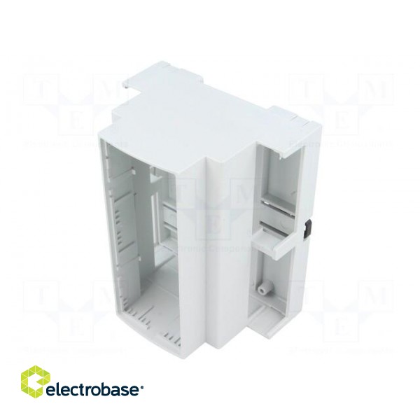 Enclosure: for DIN rail mounting | Y: 89mm | X: 106mm | Z: 65mm | ABS image 1