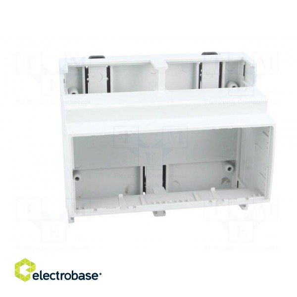 Enclosure: for DIN rail mounting | Y: 89mm | X: 106mm | Z: 65mm | ABS image 9
