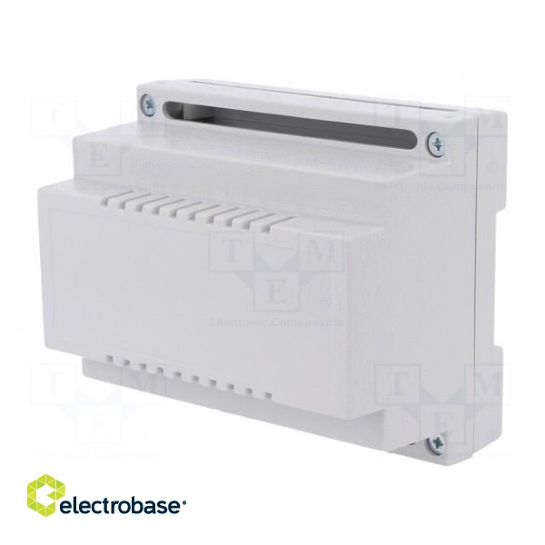 Enclosure: for DIN rail mounting | Y: 89mm | X: 107mm | Z: 65mm | ABS фото 1
