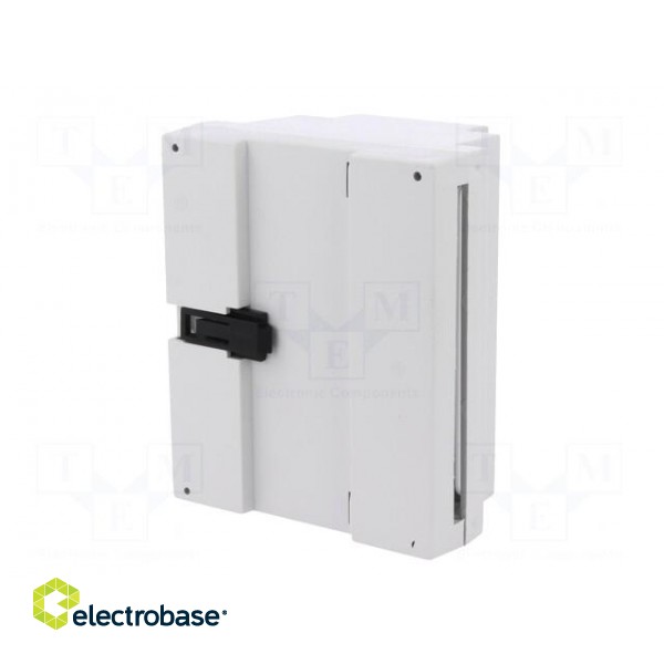 Enclosure: for DIN rail mounting | Y: 89mm | X: 107mm | Z: 65mm | ABS image 7