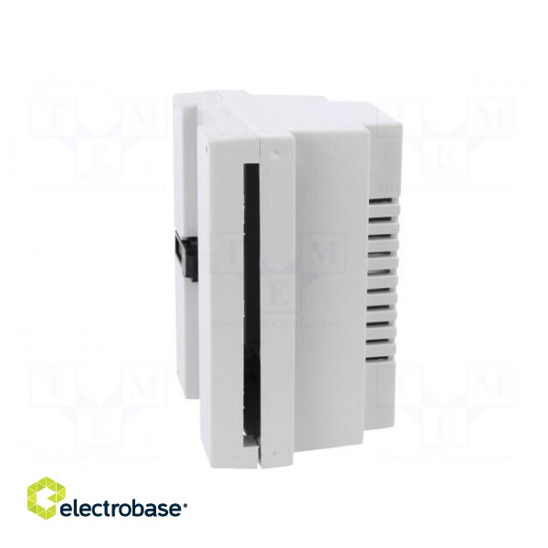 Enclosure: for DIN rail mounting | Y: 89mm | X: 107mm | Z: 65mm | ABS image 8