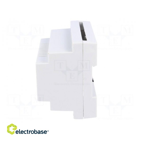 Enclosure: for DIN rail mounting | Y: 89mm | X: 107mm | Z: 65mm | grey image 3