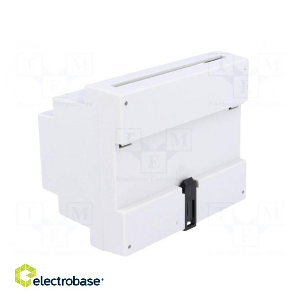 Enclosure: for DIN rail mounting | Y: 89mm | X: 107mm | Z: 65mm | grey image 4