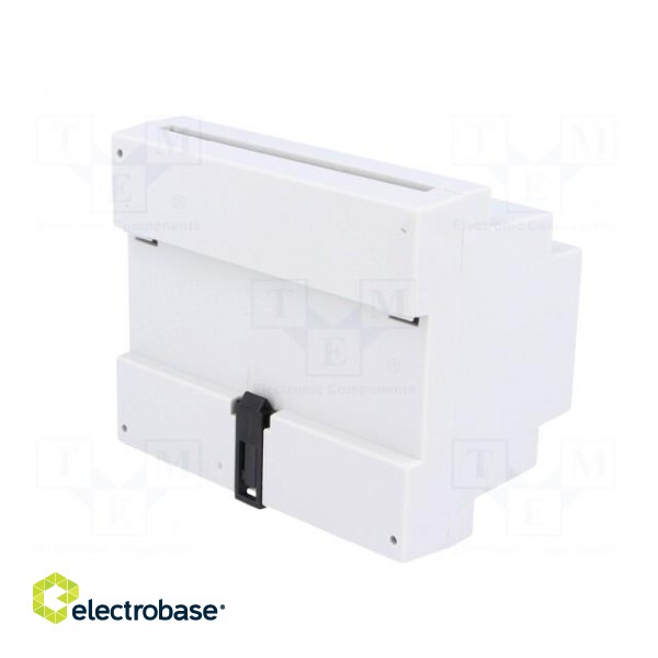 Enclosure: for DIN rail mounting | Y: 89mm | X: 107mm | Z: 65mm | grey image 6