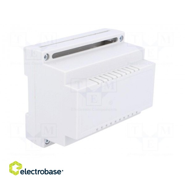 Enclosure: for DIN rail mounting | Y: 89mm | X: 107mm | Z: 65mm | grey image 8