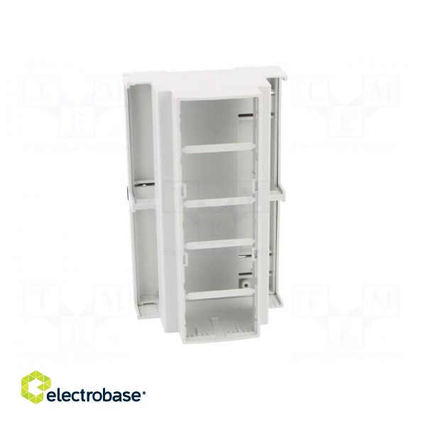 Enclosure: for DIN rail mounting | Y: 89mm | X: 142mm | Z: 65mm | ABS image 9