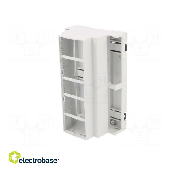 Enclosure: for DIN rail mounting | Y: 89mm | X: 142mm | Z: 65mm | ABS image 2