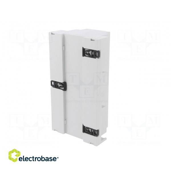Enclosure: for DIN rail mounting | Y: 89mm | X: 159mm | Z: 65mm | ABS image 6