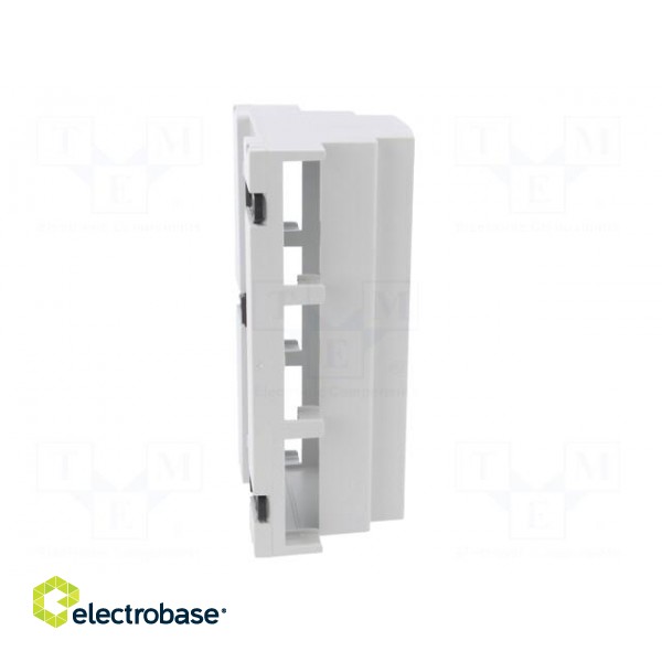 Enclosure: for DIN rail mounting | Y: 89mm | X: 159mm | Z: 65mm | ABS image 7