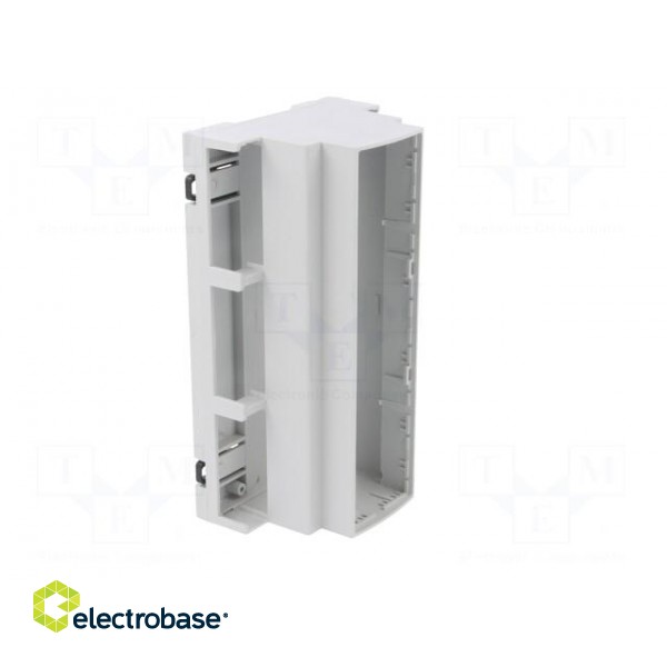 Enclosure: for DIN rail mounting | Y: 89mm | X: 159mm | Z: 65mm | ABS image 8