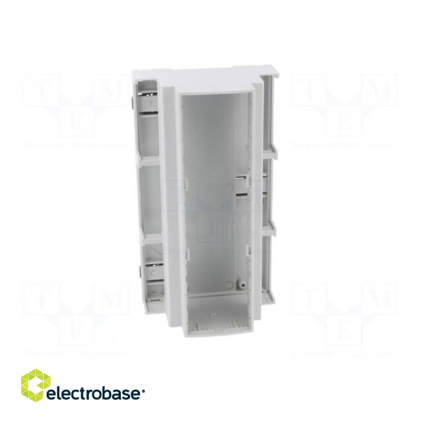 Enclosure: for DIN rail mounting | Y: 89mm | X: 159mm | Z: 65mm | ABS image 9