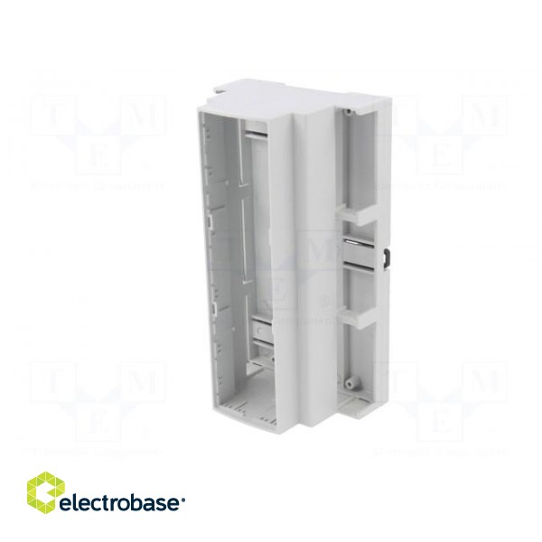 Enclosure: for DIN rail mounting | Y: 89mm | X: 159mm | Z: 65mm | ABS image 2