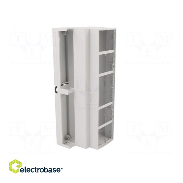 Enclosure: for DIN rail mounting | Y: 89mm | X: 177mm | Z: 65mm | ABS image 8