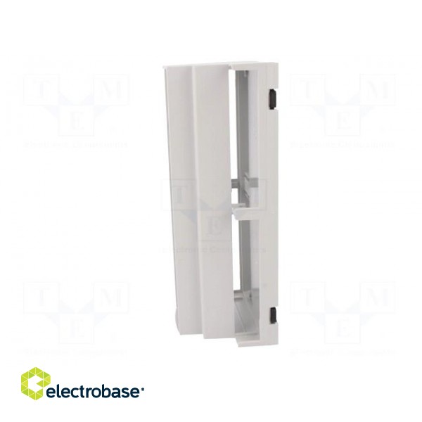 Enclosure: for DIN rail mounting | Y: 89mm | X: 177mm | Z: 65mm | ABS image 3