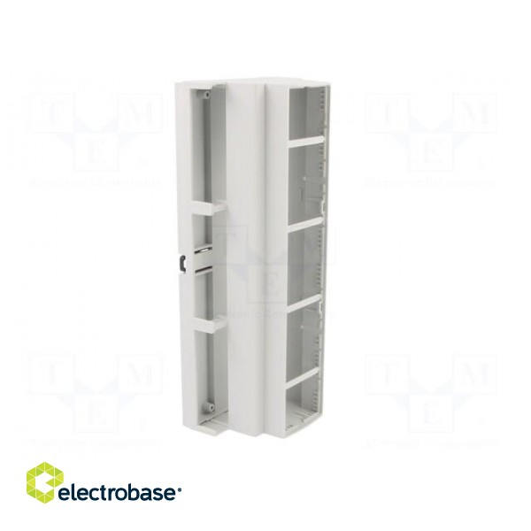 Enclosure: for DIN rail mounting | Y: 89mm | X: 213mm | Z: 65mm | ABS image 8