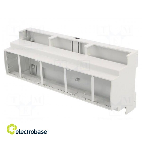 Enclosure: for DIN rail mounting | Y: 89mm | X: 213mm | Z: 65mm | ABS image 1