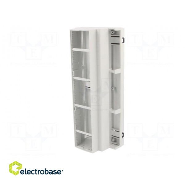 Enclosure: for DIN rail mounting | Y: 89mm | X: 213mm | Z: 65mm | ABS image 2