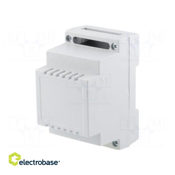 Enclosure: for DIN rail mounting | Y: 89mm | X: 53mm | Z: 65mm | ABS paveikslėlis 1