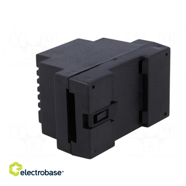 Enclosure: for DIN rail mounting | Y: 89mm | X: 53mm | Z: 65mm | ABS paveikslėlis 4