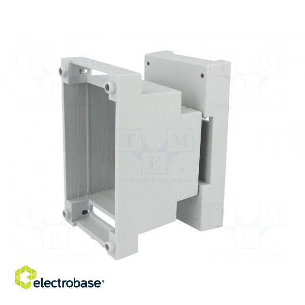 Enclosure: for DIN rail mounting | Y: 89mm | X: 53mm | Z: 65mm | ABS image 4