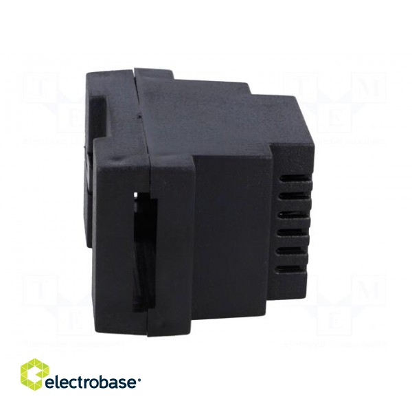 Enclosure: for DIN rail mounting | Y: 89mm | X: 53mm | Z: 65mm | ABS image 7
