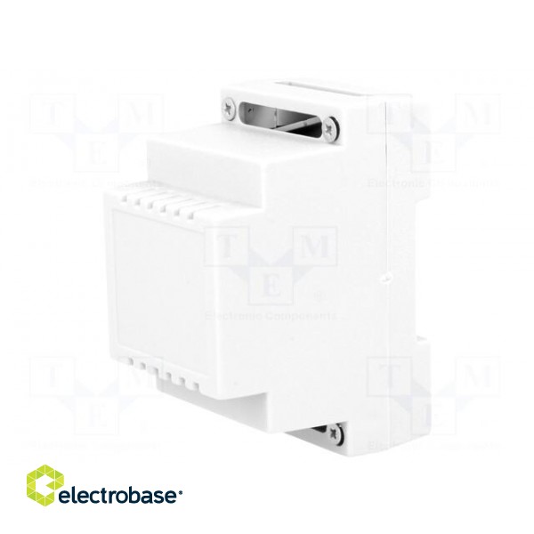 Enclosure: for DIN rail mounting | Y: 89mm | X: 53mm | Z: 65mm | grey image 1