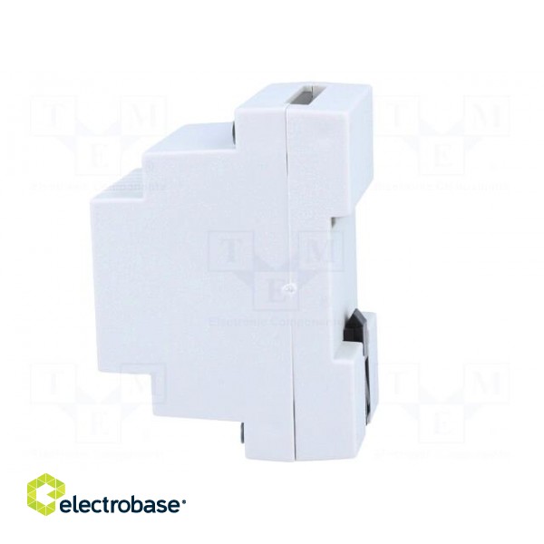 Enclosure: for DIN rail mounting | Y: 89mm | X: 53mm | Z: 65mm | grey image 3