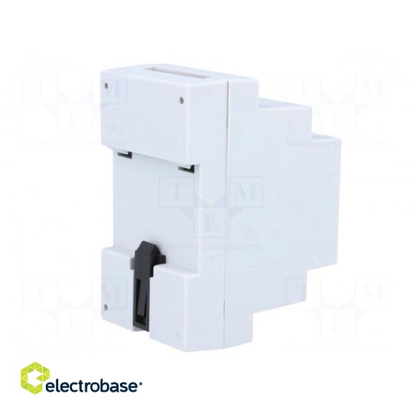 Enclosure: for DIN rail mounting | Y: 89mm | X: 53mm | Z: 65mm | grey image 6