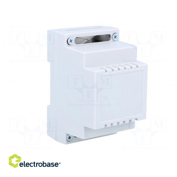 Enclosure: for DIN rail mounting | Y: 89mm | X: 53mm | Z: 65mm | grey image 8