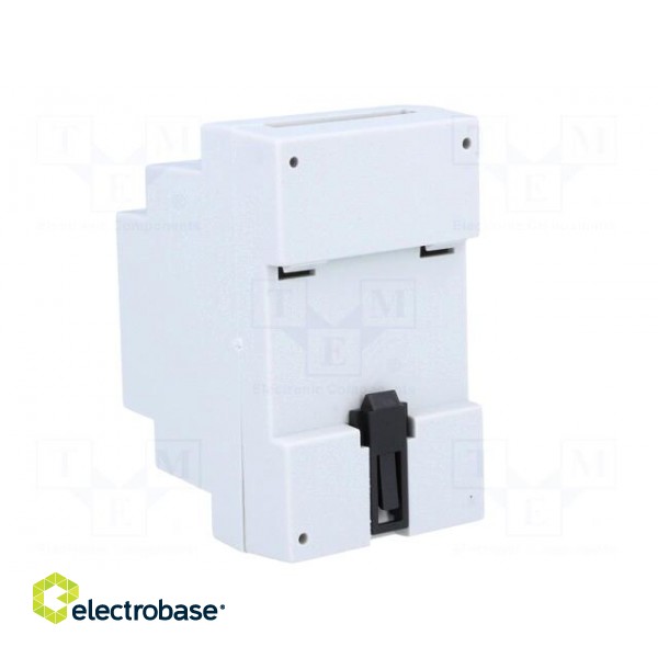 Enclosure: for DIN rail mounting | Y: 89mm | X: 53mm | Z: 65mm | grey image 4