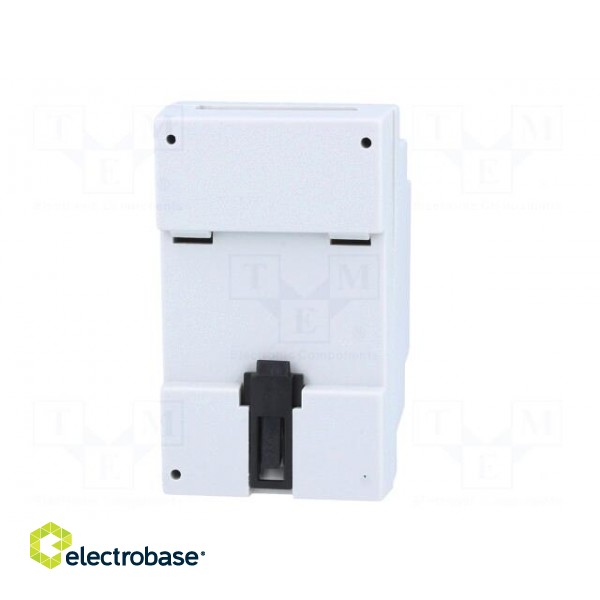 Enclosure: for DIN rail mounting | Y: 89mm | X: 53mm | Z: 65mm | grey image 5