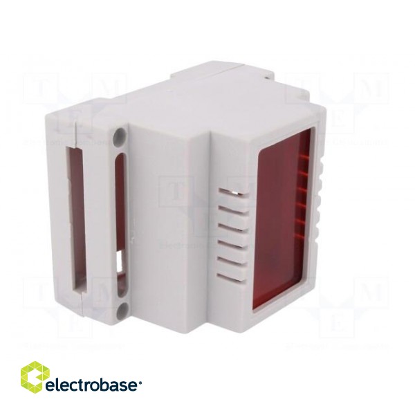 Enclosure: for DIN rail mounting | Y: 89mm | X: 69.7mm | Z: 64.7mm image 8