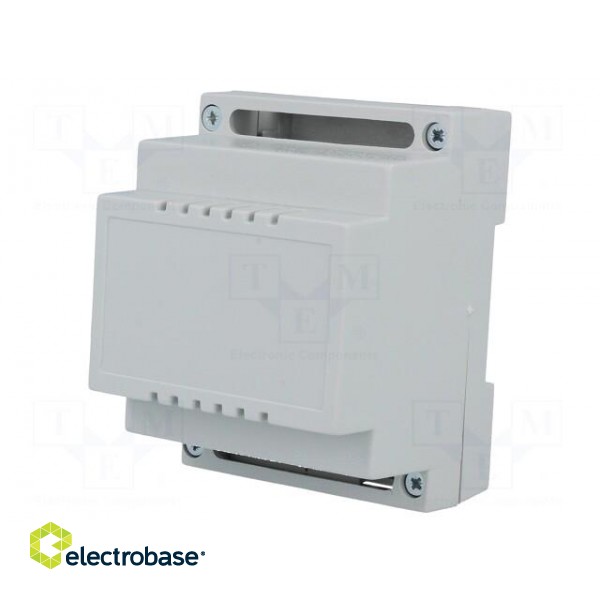 Enclosure: for DIN rail mounting | Y: 89mm | X: 69.7mm | Z: 64.7mm | ABS фото 1