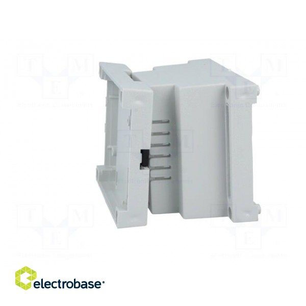 Enclosure: for DIN rail mounting | Y: 89mm | X: 69.7mm | Z: 64.7mm | ABS paveikslėlis 9