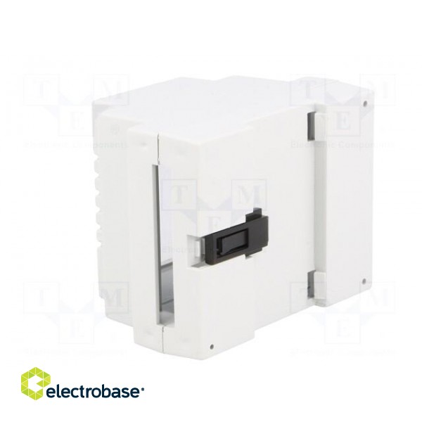 Enclosure: for DIN rail mounting | Y: 89mm | X: 69.7mm | Z: 64.7mm | ABS image 4