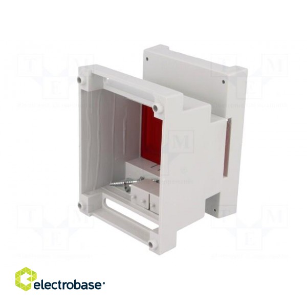 Enclosure: for DIN rail mounting | Y: 89mm | X: 69.7mm | Z: 64.7mm | ABS фото 4