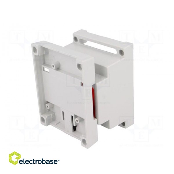 Enclosure: for DIN rail mounting | Y: 89mm | X: 69.7mm | Z: 64.7mm | ABS image 8